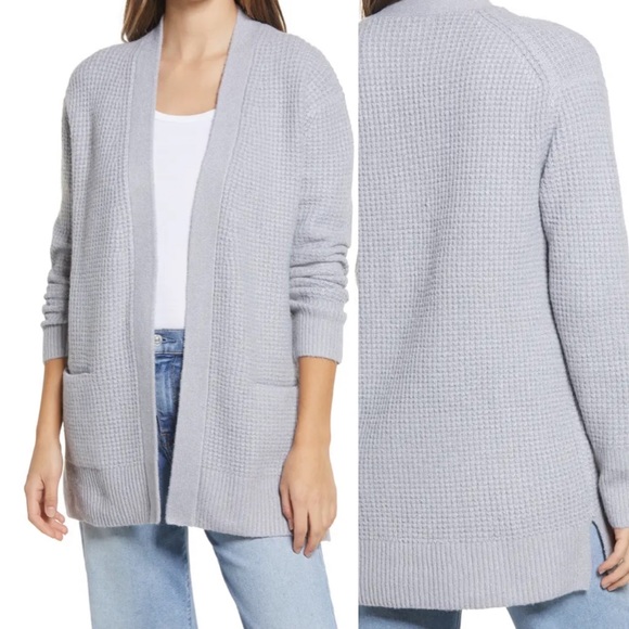 Caslon Sweaters - CASLON Open Front Cardigan Sweater